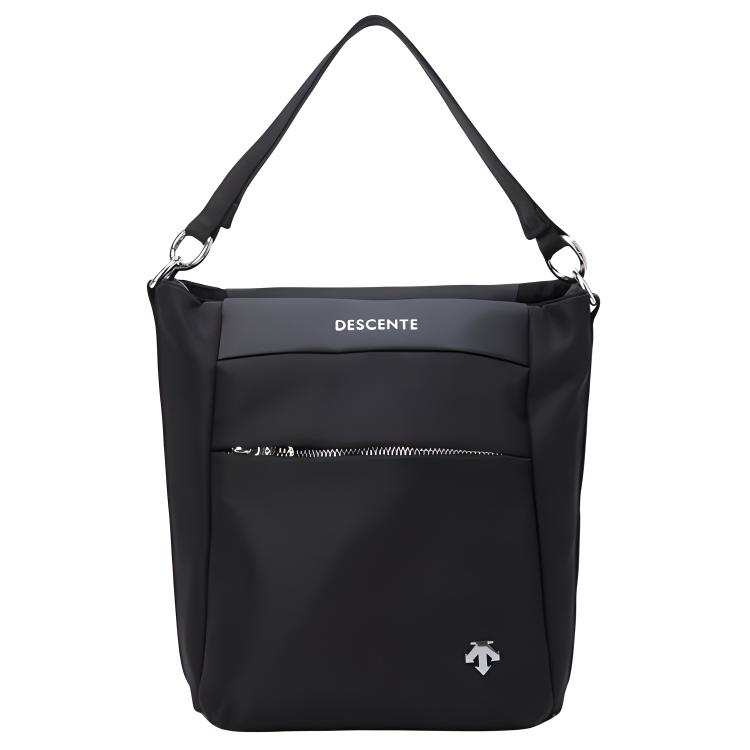 DESCENTE 5.6L Crossbody One Shoulder Outdoor Bag Nylon Black Women's