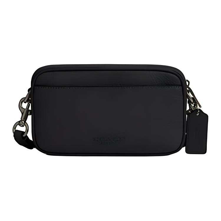 COACH Jayden Cow Leather Shoulder Bag, Crossbody Bag Small Women's Black