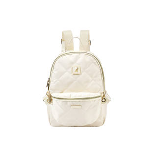 KANGOL Fabric Diamond Pattern Backpack Large Women's Multicolor