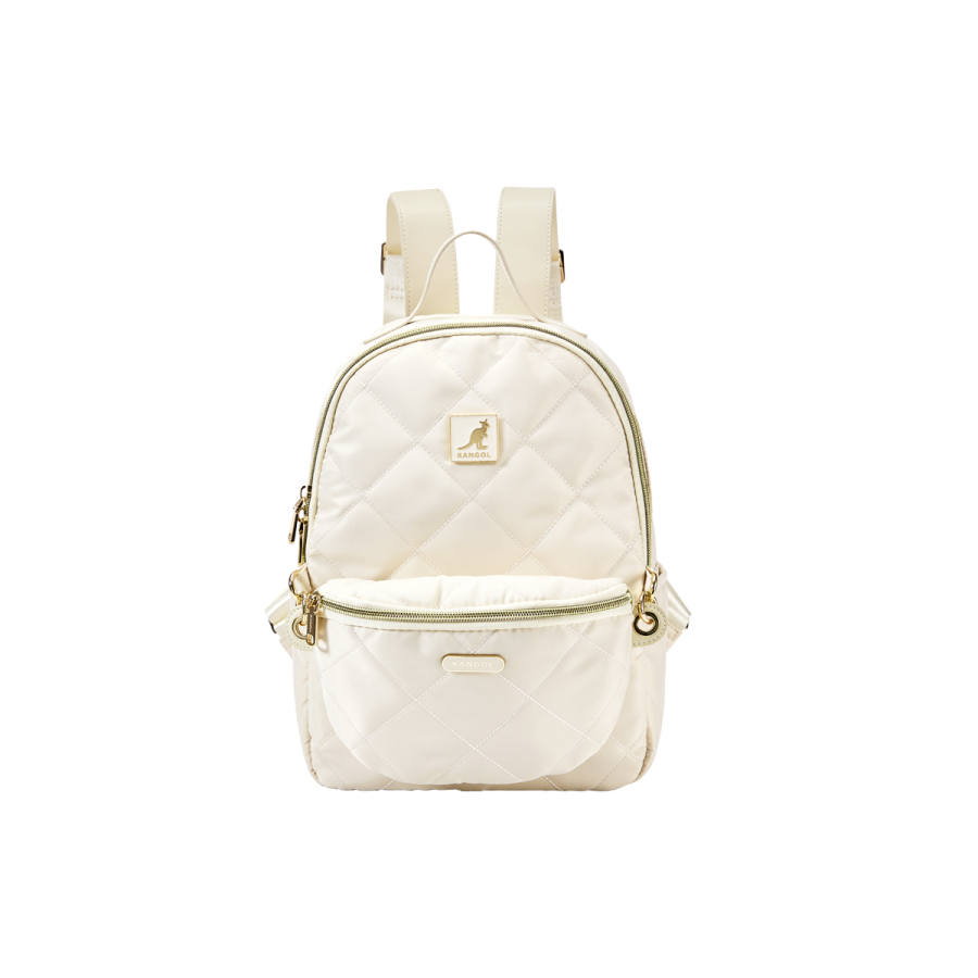 KANGOL KANGOL Fabric Diamond Pattern Backpack Large Women's Multicolor