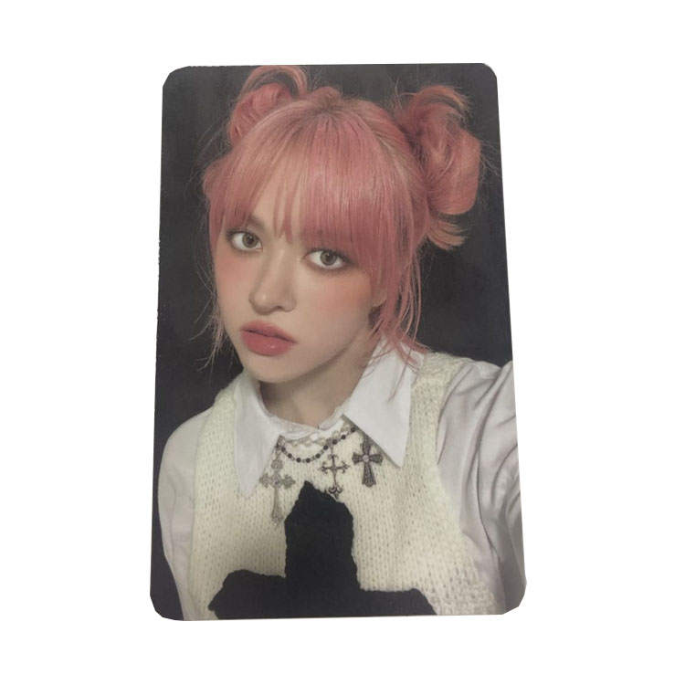 JYP ENTERTAINMENT Nmixx Expérgo Girl Group, Park Jin, Pink Ponytail Photocards 1 Pc
