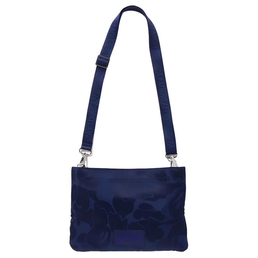 A BATHING APE Polyamide Crossbody Bags Regular Men's Marine/Black/Ivory