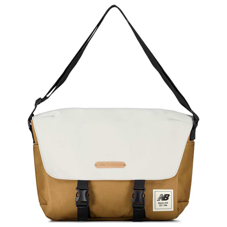 New Balance New Balance Fabric Handbag, Shoulder Bag, Crossbody Bag Unisex Beige Gray