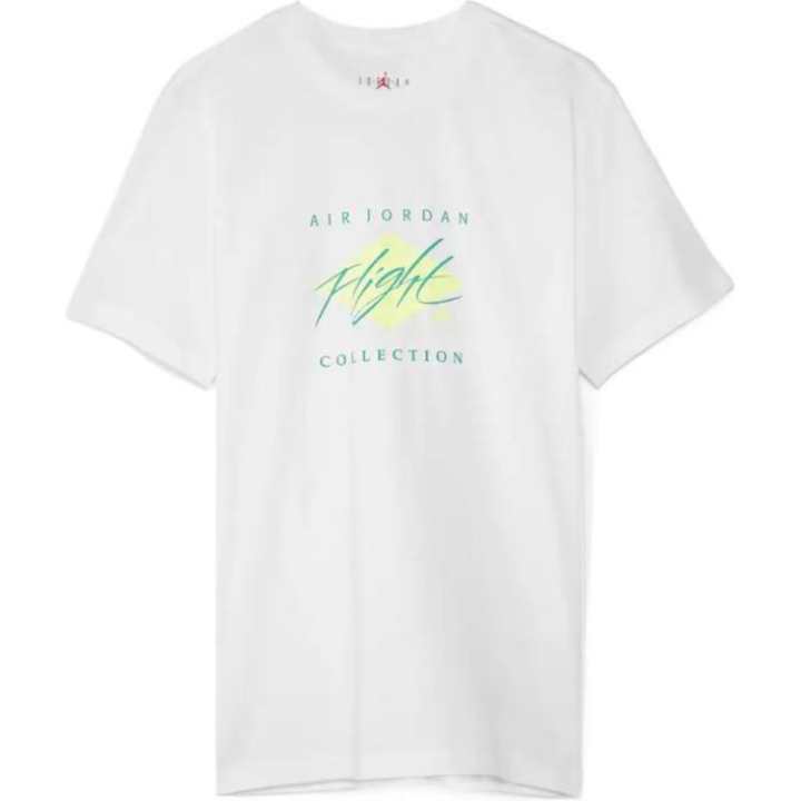 Jordan Jordan T Shirts Men's White Crew Neck Moderate Straight Fit