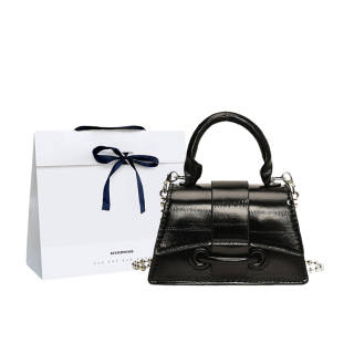 Yakuss Pu Chain Bag, One Shoulder Handbag Women's Silver