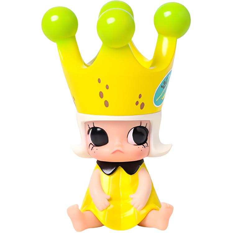 POP MART POP MART 100% Molly Banana Crown Trendy Figures 10.5cm