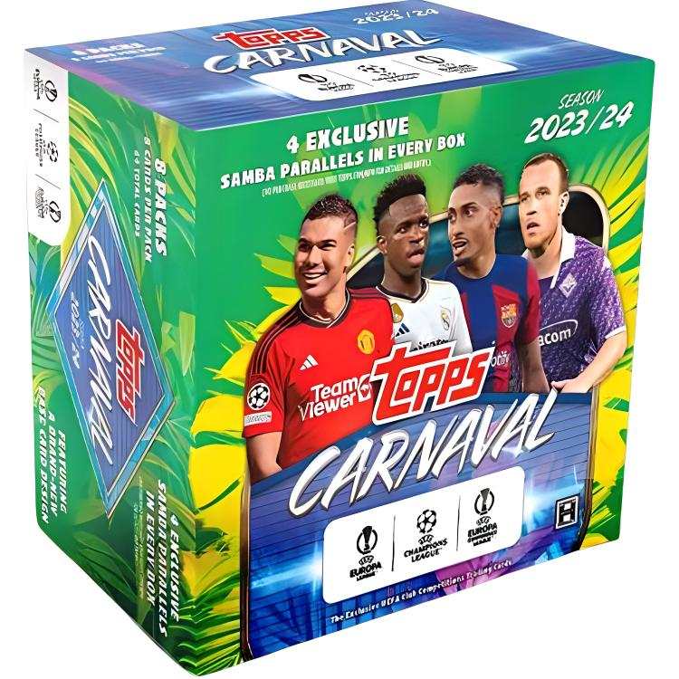 Topps 2024 European War UCC CARNAVAL BR Edition Hobby Soccer Ball Premium Player Cards Collection Pass Sports Cards
