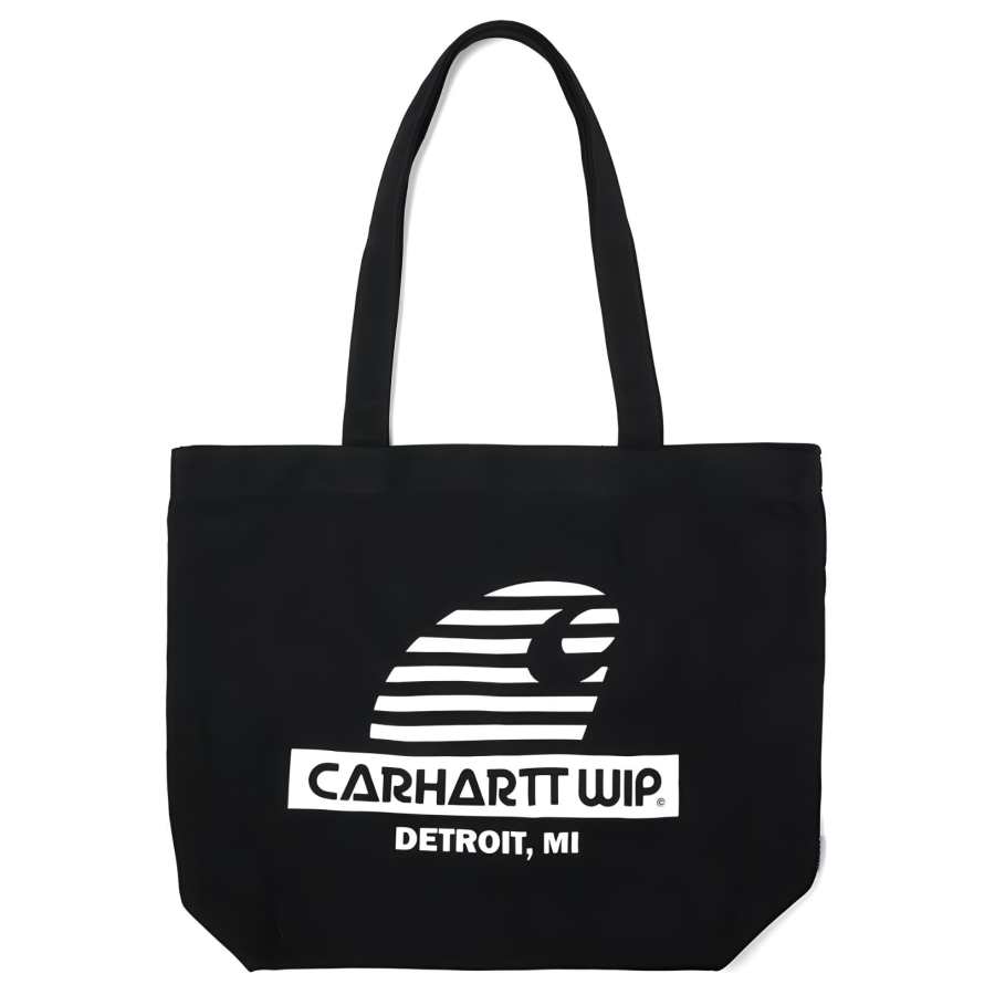Carhartt WIP Canvas Bag, Tote Bag, Shopping Bag, Shoulder Bag, Handbag Regular Unisex Black