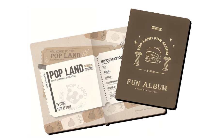 POP MART POP MART FUN ALBUM Passport Cute Trend Based Products