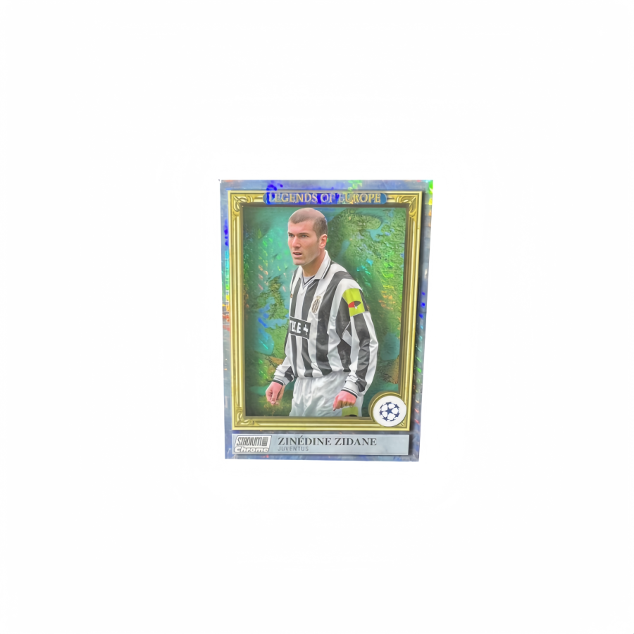 Topps Champions League Arena, Zidane, France, Real Madrid, Juventus, Soccer Player Cards, Card Collection Pass