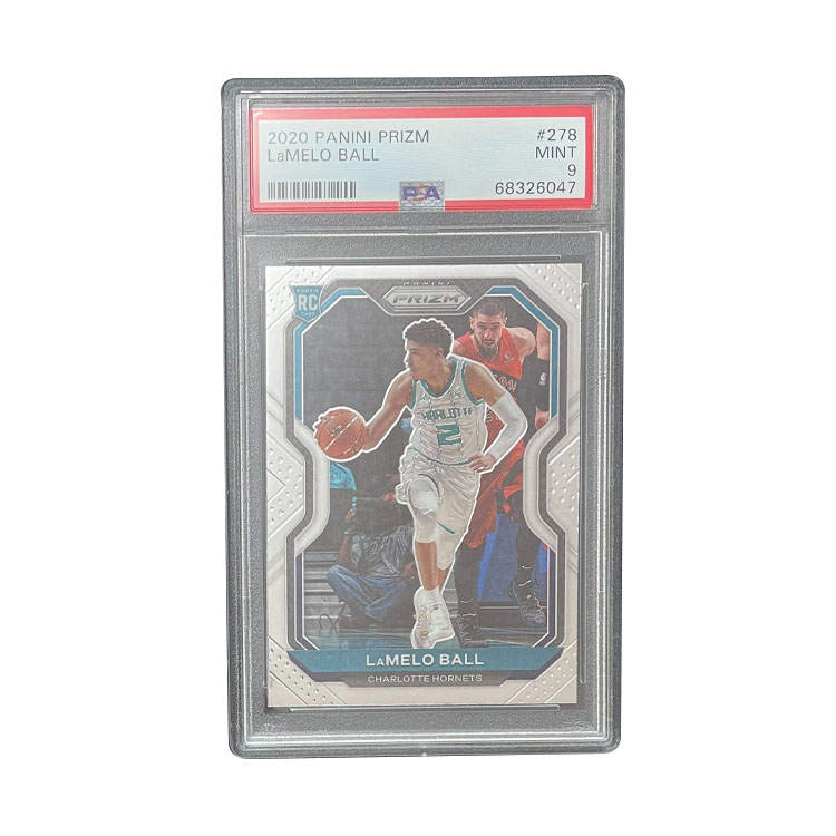PANINI 2020 21 Prizm Hornets, LaMelo Ball, Rising Stars RC PSA 9, Player Card, Card Condition Passed Graded Cards 1 Pc