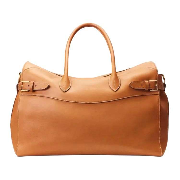 Ralph Lauren Calfskin Travel Bag Men's Taupe