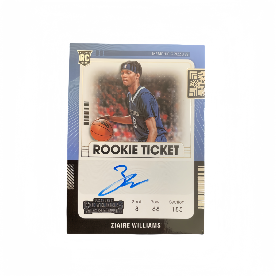 PANINI 2021 22 Grizzlies, Rising Stars RC Ja Morant, Williams, Signature, Card Sign, Player Card, Card Product Access