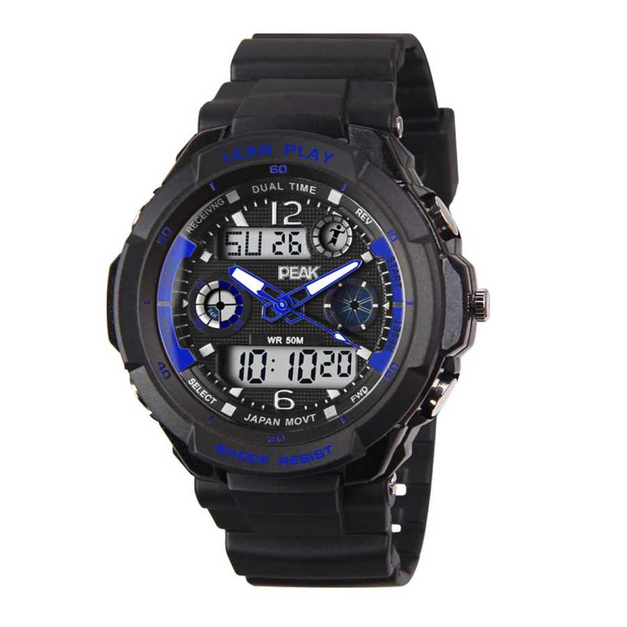 PEAK PEAK Quartz Movement Watch Unisex Black Dial