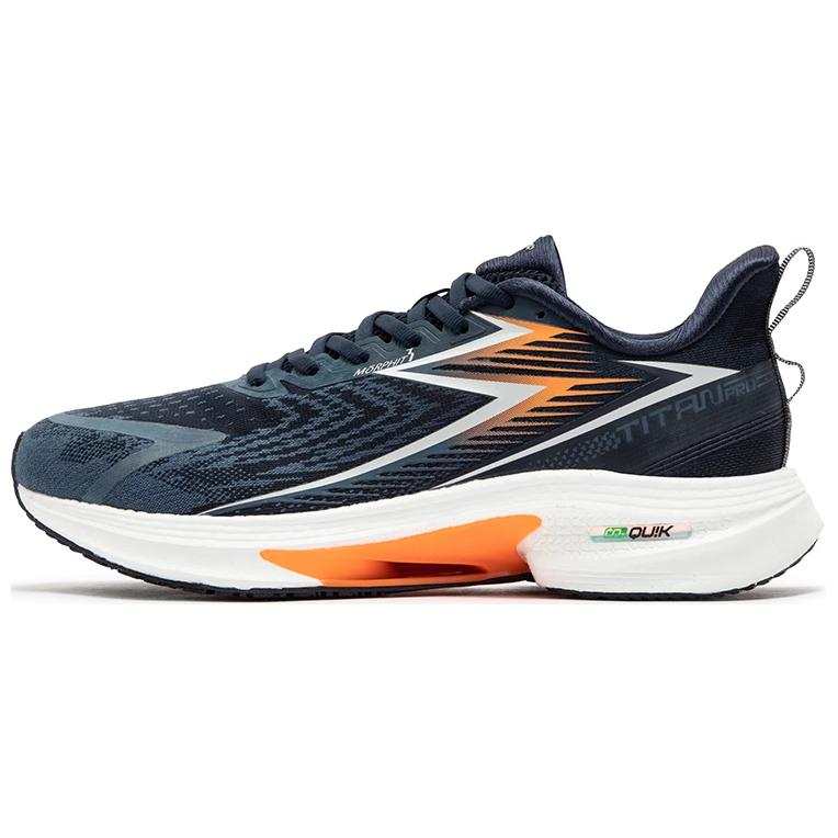 361° TITAN Ⅱ PRO Mesh Cushioning Slip Resistant Cushioning Slip Resistant Low top Running Shoes Men's Blue Orange