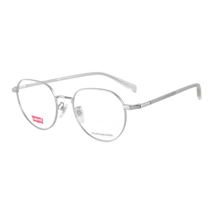 Levis Levis Stainless Steel Oval Eyeglass Frames Unisex Multicolor