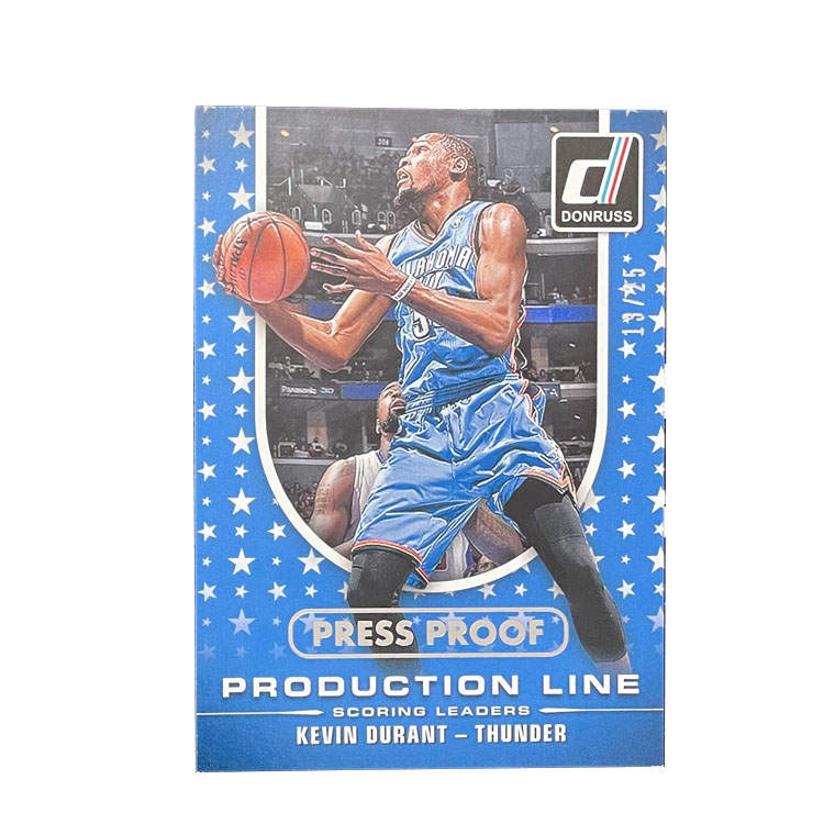 PANINI 2014 15 Durex, Thunder, Kevin, KD, Teca 13/25 Press Proof Teca, Player Card, Card Product Access Sports Cards