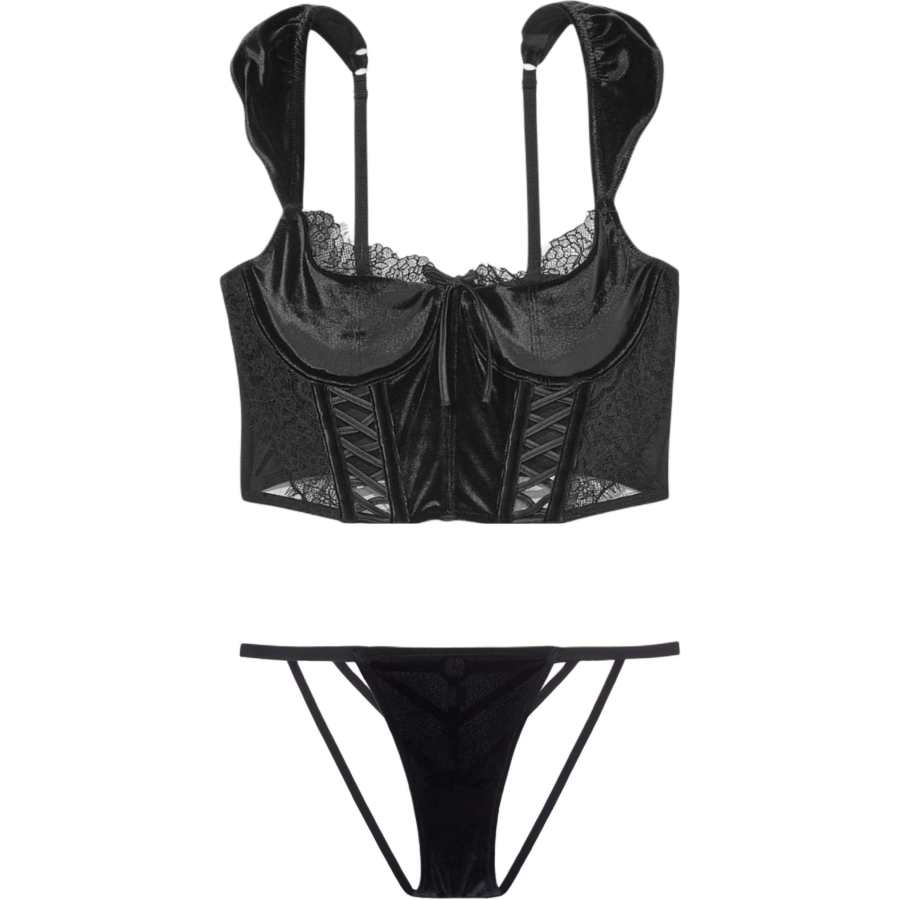 Victoria's Secret Underwear Set Women's Black