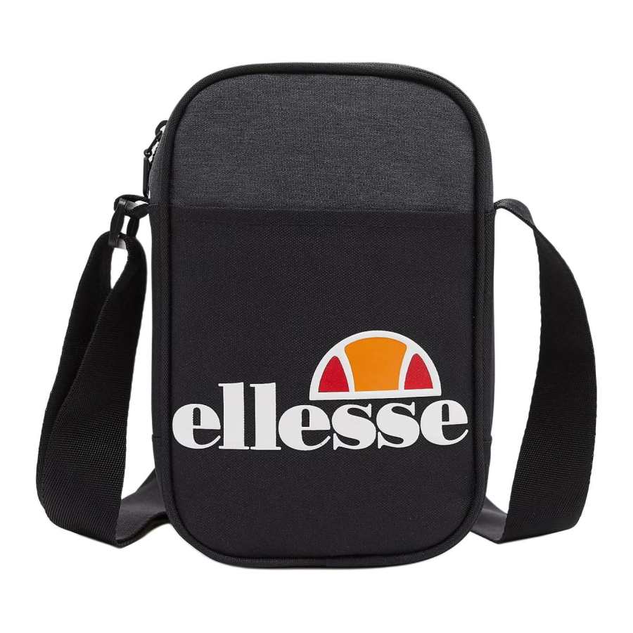 Ellesse Polyester Shoulder Bag, Crossbody Bag Unisex Black