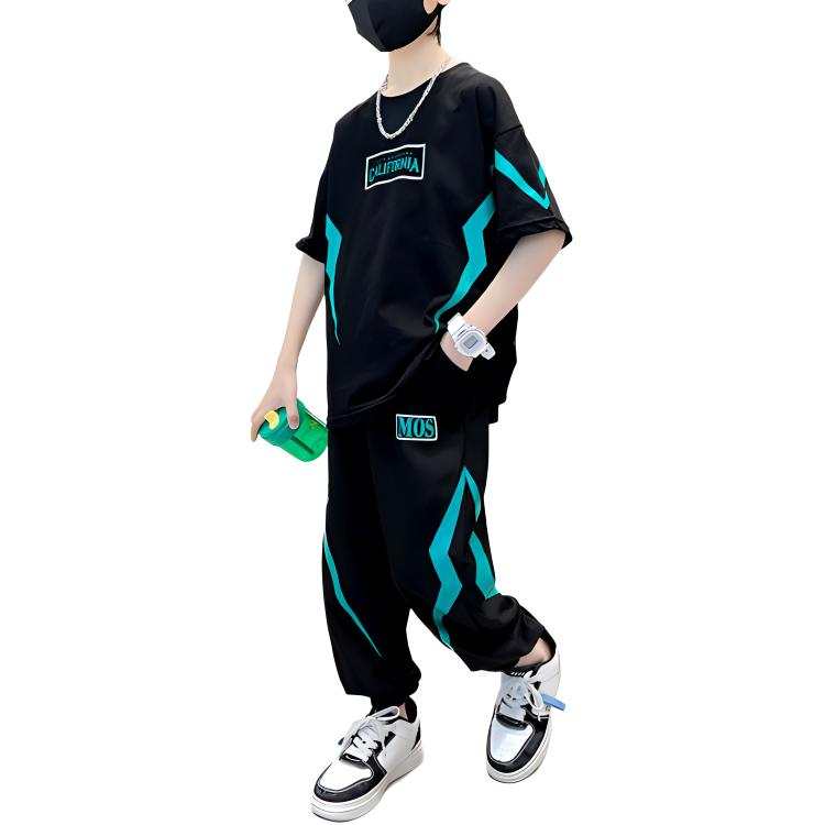Lanza Casual Sportswear Black Teenagers