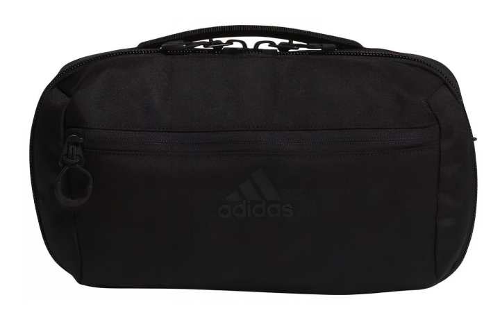 Adidas Adidas Nylon Fabric Waist Bag Chest Bag Regular Unisex Black