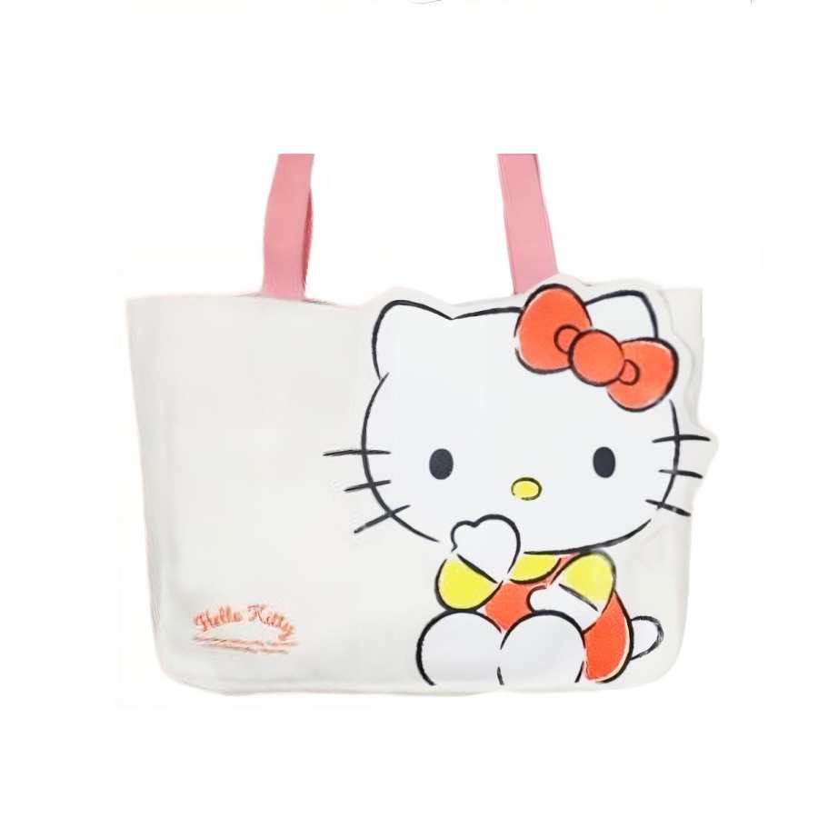 Sanrio Kuromi Canvas Shoulder Bag Large Unisex
