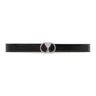 AMIPARIS Ami Paris Ami De Coeur buckle Leather Belt