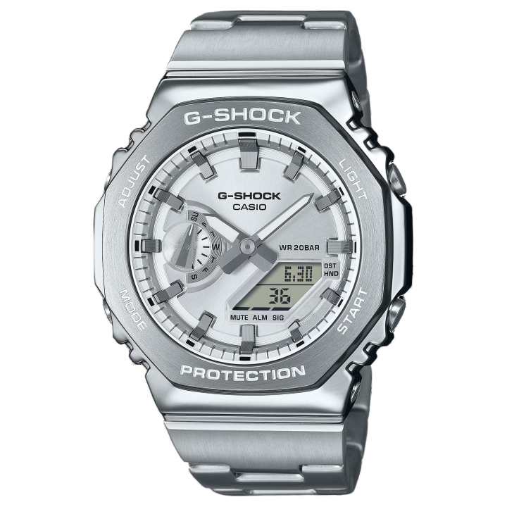 CASIO CASIO Unisex G-STEEL Series Silver Watch GM-2110D-7A