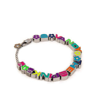 Vandy The Pink Titanium Steel Bracelets Unisex Silver