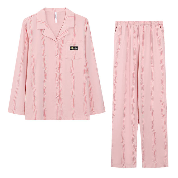 HONGDOUJUJIA Pajama Set Women's Pastel Pink