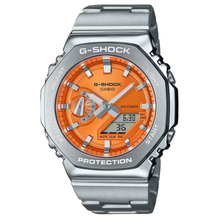 CASIO CASIO Unisex G-STEEL Series Orange Watch GM-2110D-4A