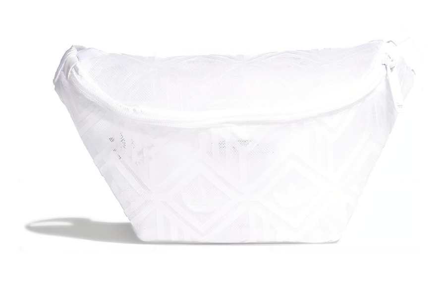 Adidas Originals Polyurethane Fanny Pack, Sling Bag, Sports Bag, Crossbody Bag Regular Unisex White
