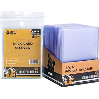HobbyGuardian Basic Card Holder With Card Sleeve, Collection Set Card Accessories 100PT