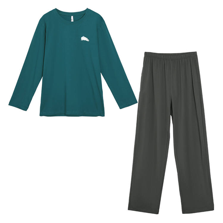 HONGDOUJUJIA Pajama Set Men's Sky Blue