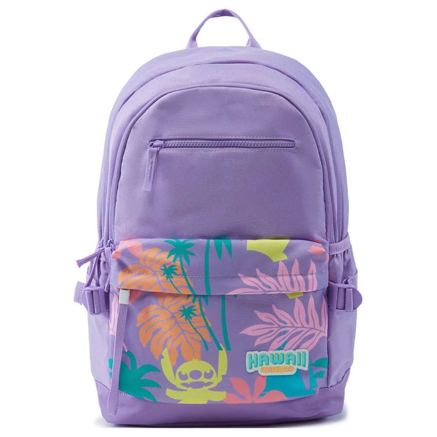 Li-Ning Li Ning Sports Life Collection Polyester Backpack Women's Light Iris Purple