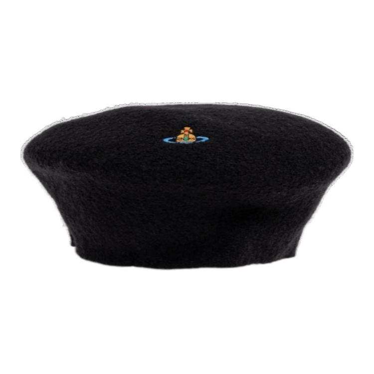 Vivienne Westwood Orb embroidered Beret