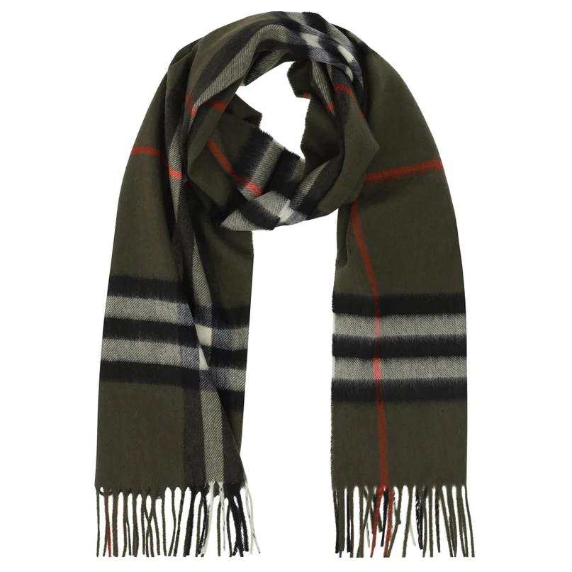 Burberry Vintage Checked Fringed Scarf