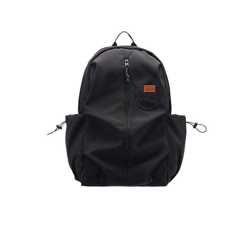 Semir Fabric Fashion Sports Lightweight Middle School High Double Shoulder Bag Regular Unisex Black/Khaki/Ecru