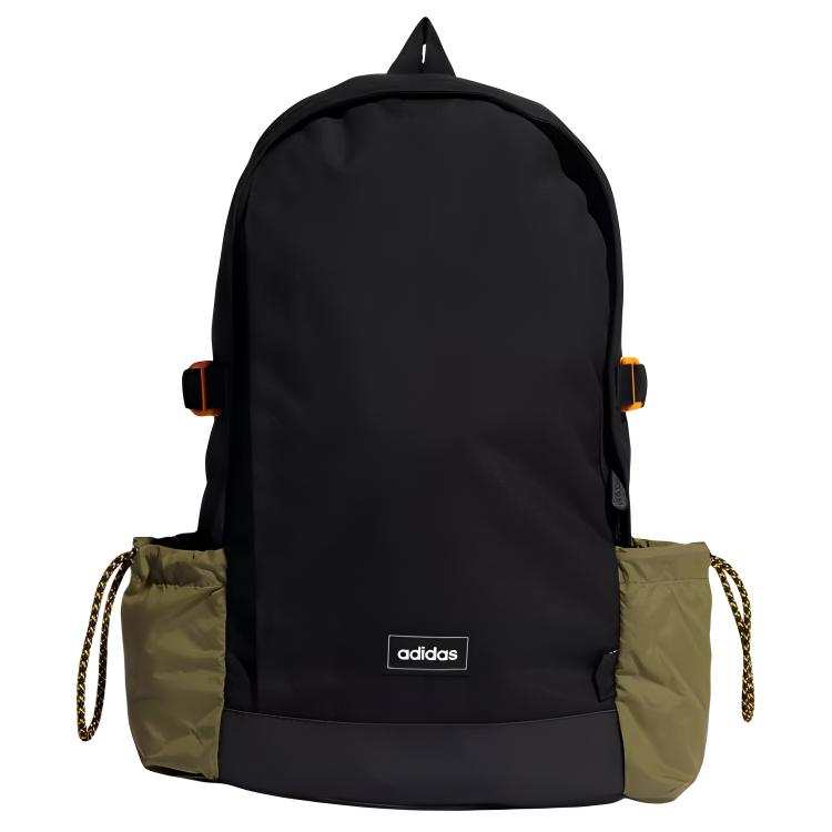 Adidas Adidas Sports Polyester Backpack Regular Unisex Black & Army Green