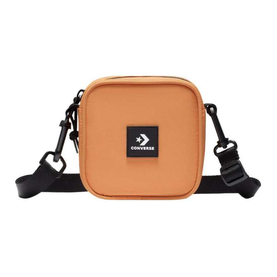 Converse Converse Polyester Small Square Bag, Shoulder Bag, Crossbody Bag Regular Unisex Khaki