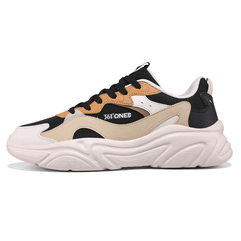 361° Wear resistant And Lightweight Low top Casual Shoes Men's Black Brown