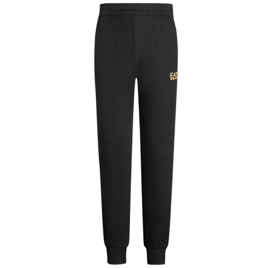 EMPORIO ARMANI EA7 FW24 Knitted Sweatpants Men's Black