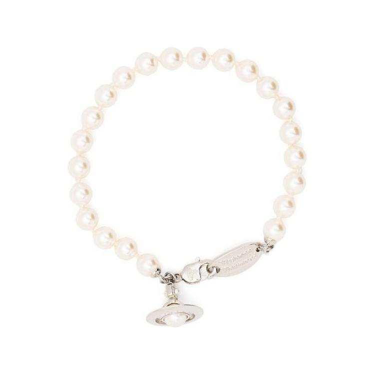 Vivienne Westwood Enamel Bracelets Women's Beige