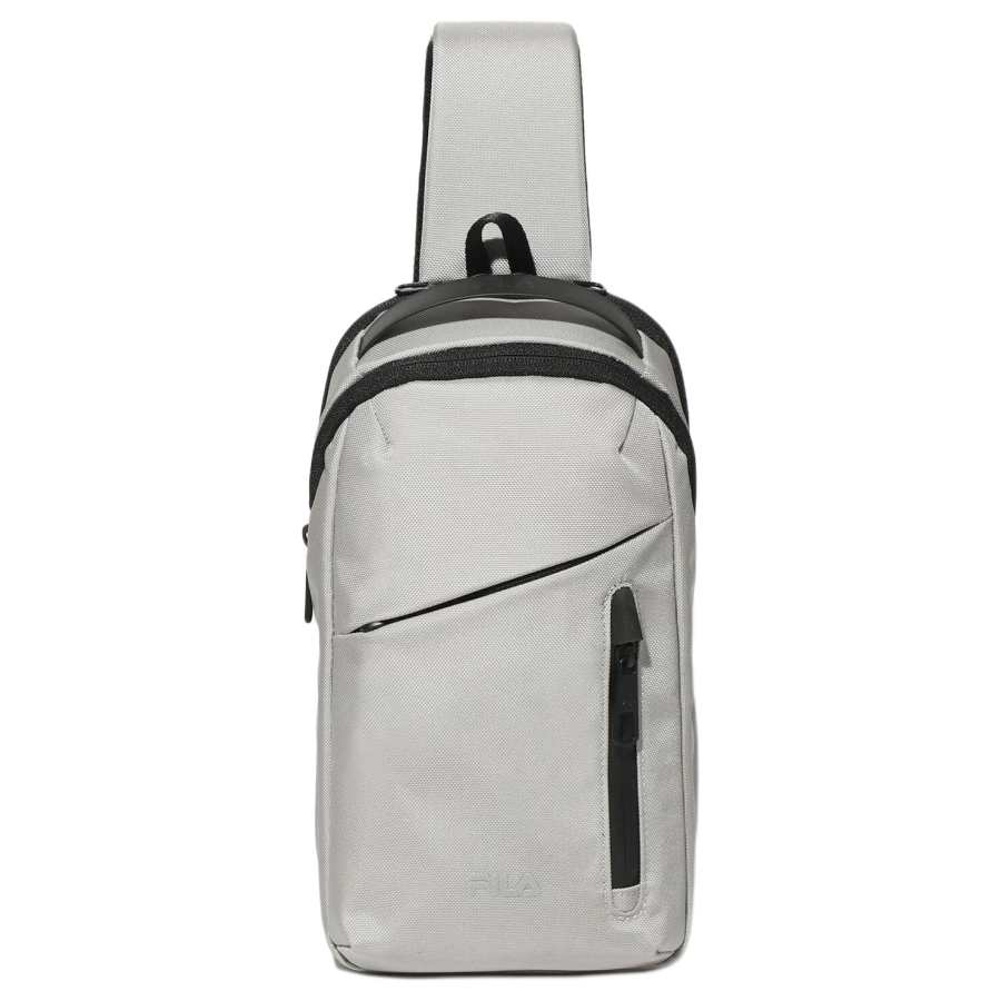 FILA Nylon Crossbody Bag Sling Bag Regular Unisex Gray
