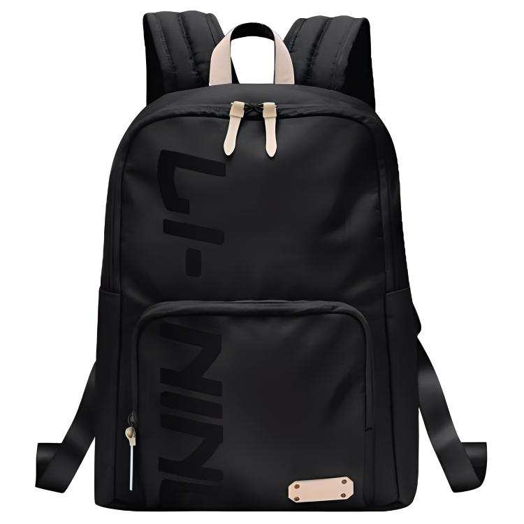 Li-Ning Li Ning Polyester Backpack Regular Unisex Black