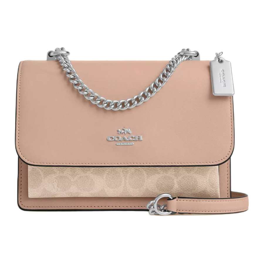 COACH Klare Coated Canvas Shoulder Bag, Crossbody Bag Small Women's