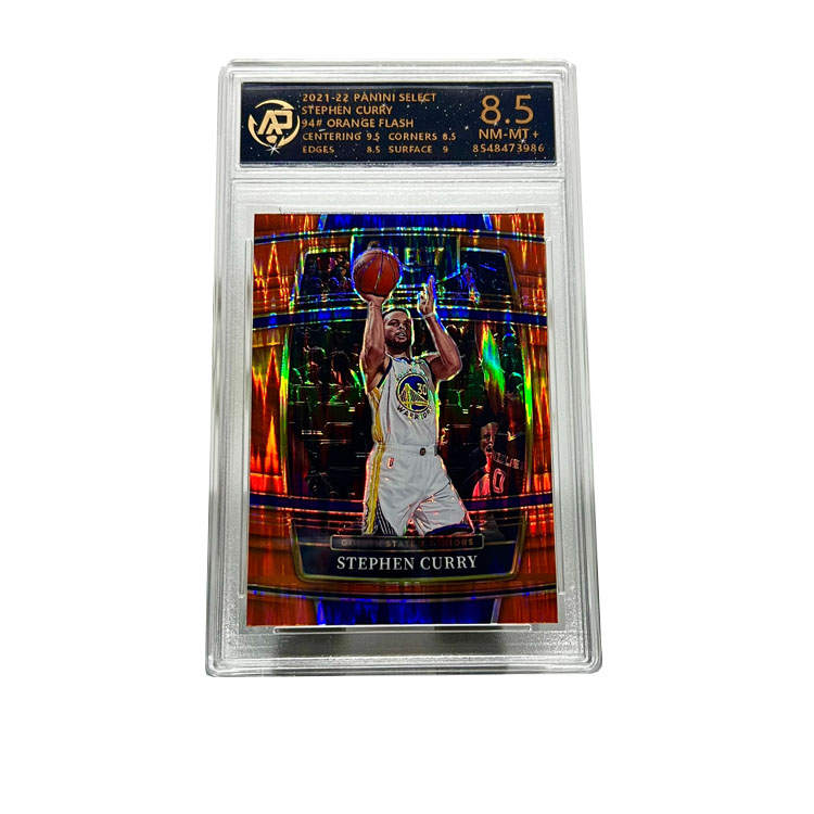 PANINI PANINI Space Select Orange Waterfall Pulse, Single Hand Throw Kill Collection, Curry Player Card Graded Cards 1 Pc