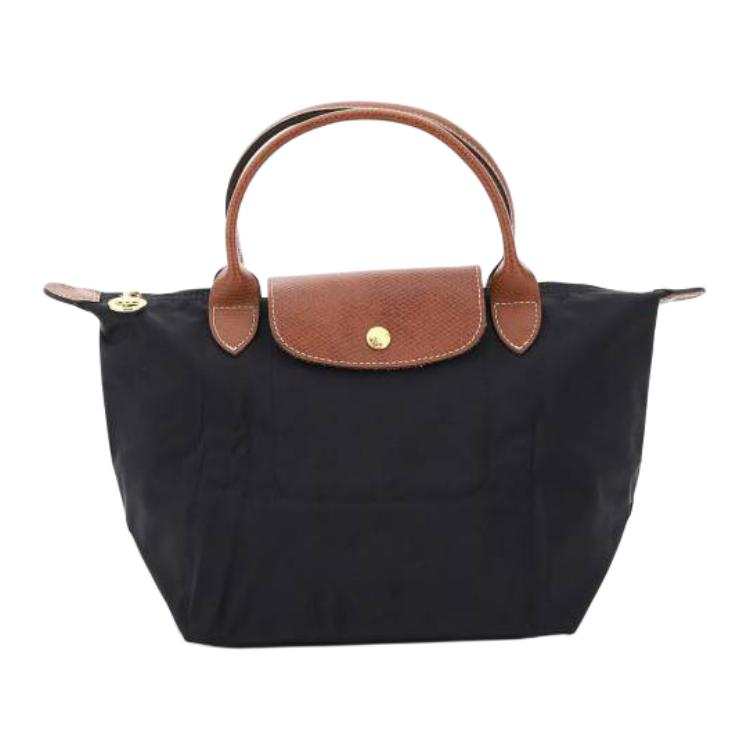 LONGCHAMP Nylon Handbag Women's Black