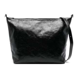 Marine Serre Moonogram embossed Leather Cross Body Bag
