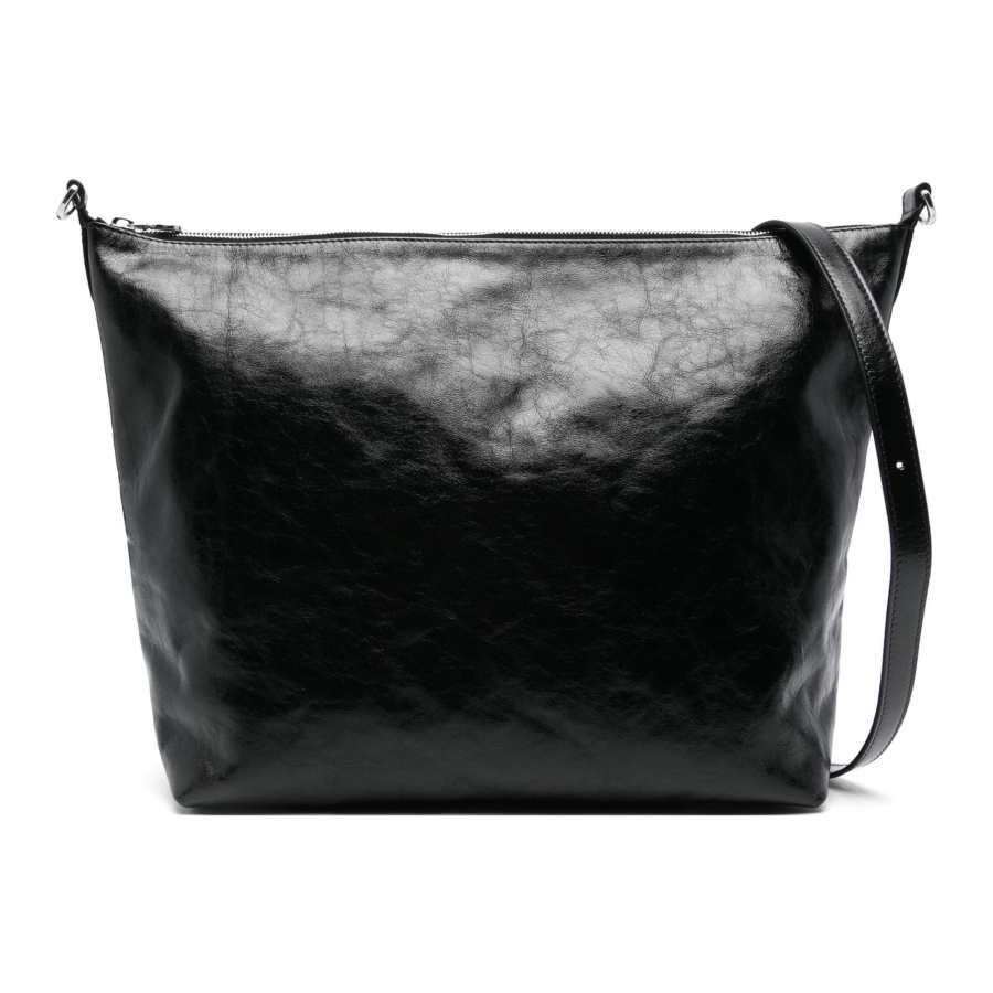 Marine Serre Moonogram embossed Leather Cross Body Bag